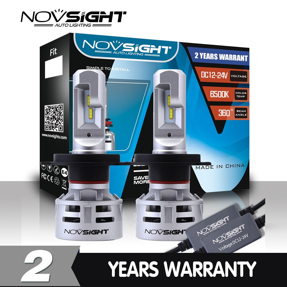 Novsight-H7 LED H4 led H11 H8 HB3 9005 HB4 9006 ڵ..